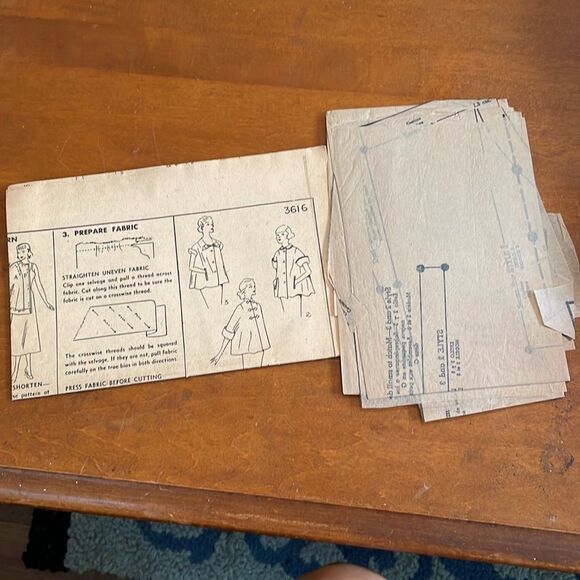 Vtg 1951 Simplicity maternity jacket sewing pattern - Picture 5 of 5